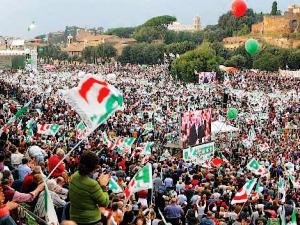 Manifestazione PD al Circo Massimo, Roma